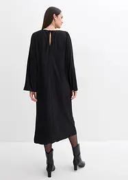 Robe midi aspect froissé, bonprix