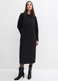 Robe midi aspect froissé, bonprix