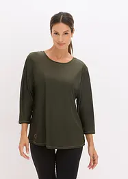 T-shirt technique ultra-doux à manches 3/4, séchage rapide, bonprix