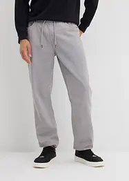 Pantalon taille extensible fuselé en twill 100% coton, bonprix