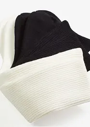Lot de 2 paires de chaussettes douillettes à large revers, bonprix