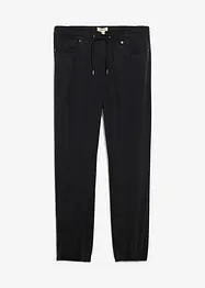 Pantalon taille extensible fuselé en twill 100% coton, bonprix