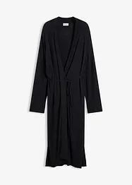 Long gilet en maille douce, viscose majoritaire, bonprix