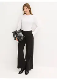 T-shirt côtelé en viscose majoritaire, bonprix