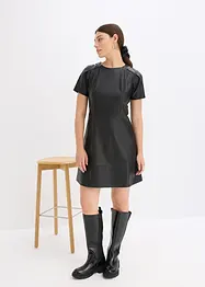 Robe courte enduite, bonprix