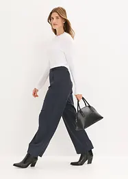 Pantalon en jersey à taille élastiquée, bonprix