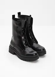 Boots lacées à semelle crantée, bonprix