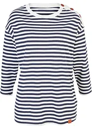 T-shirt manches longues oversize avec boutons, bonprix