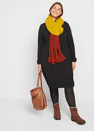 Robe ballon en coton extensible, bonprix