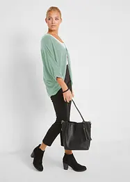 Gilet en fine maille 100% coton, bonprix