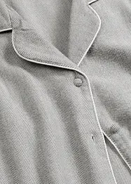 Pyjama tissé en flanelle avec motif chevrons, bonprix