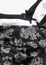 Lot de 3 soutiens-gorge coton sans armatures, bonprix