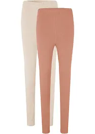 Lot de 2 leggings, bonprix