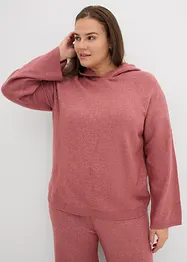Pull en maille à capuche, bonprix