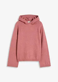 Pull en maille à capuche, bonprix