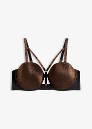 Soutien-gorge balconnet en matière brillante, bonprix