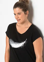 Chemise de nuit courte 100% coton, bonprix