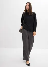 T-shirt manches longues texturé, bonprix