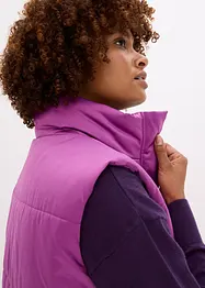 Doudoune sans manches légèrement brillante, bonprix