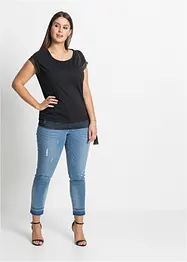 T-shirt boxy en coton, bonprix