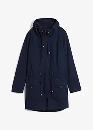 Parka courte en coton à col montant, cintrée, bonprix