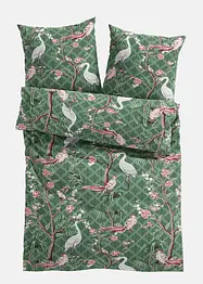 Parure de lit motif hérons, bonprix