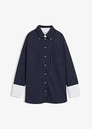 Chemise à rayures tennis, viscose mélangée, bonprix