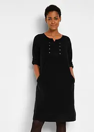 Robe-tunique en velours côtelé 100% coton, bonprix