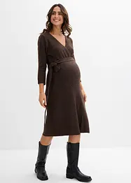 Robe de grossesse/d’allaitement en maille ultra douce à manches 3/4, bonprix