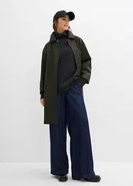 Sweat-shirt en néoprène à col montant, bonprix