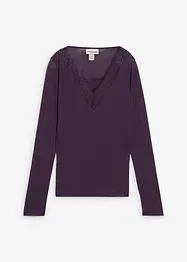 T-shirt en laine mélangée, bonprix