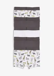 Lot de 5 boxers en coton doux, bonprix