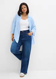 Jean droit taille haute, bonprix