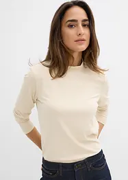 T-shirt manches longues à col montant, bonprix