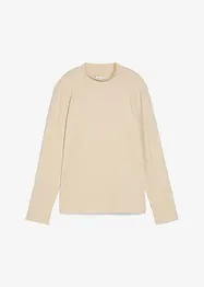 T-shirt manches longues à col montant, bonprix