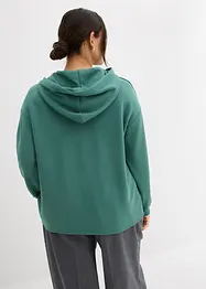 Sweat à capuche en douce viscose mélangée, bonprix