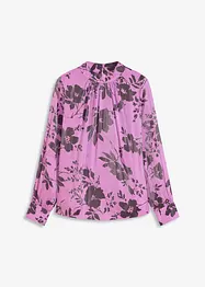 Blouse en satin de viscose mélangée, bonprix