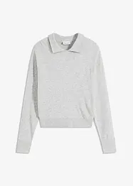 Pull en fine maille de viscose mélangée, bonprix