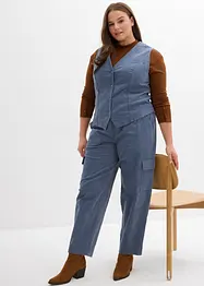 Gilet sans manches en velours côtelé, bonprix