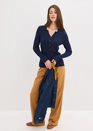 Pull doux en fine maille, viscose majoritaire, bonprix