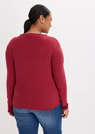 T-shirt côtelé, bonprix