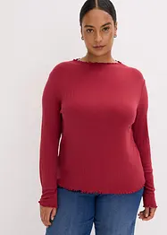 T-shirt côtelé, bonprix