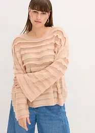 Pull oversize semi-transparent, bonprix
