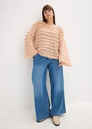 Pull oversize semi-transparent, bonprix