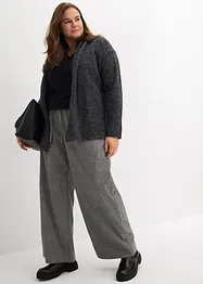 Gilet en maille poils duveteuse, bonprix