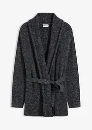 Gilet en maille poils duveteuse, bonprix