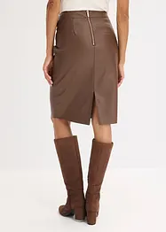 Jupe crayon enduite, bonprix