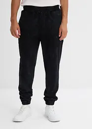 Pantalon de jogging aspect délavé 100% coton, loose, bonprix
