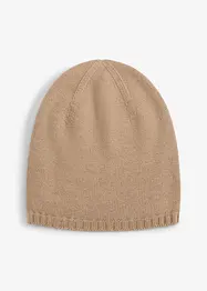 Bonnet en fine maille de laine mérinos, bonprix