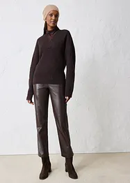 Bonnet en fine maille de laine mérinos, bonprix